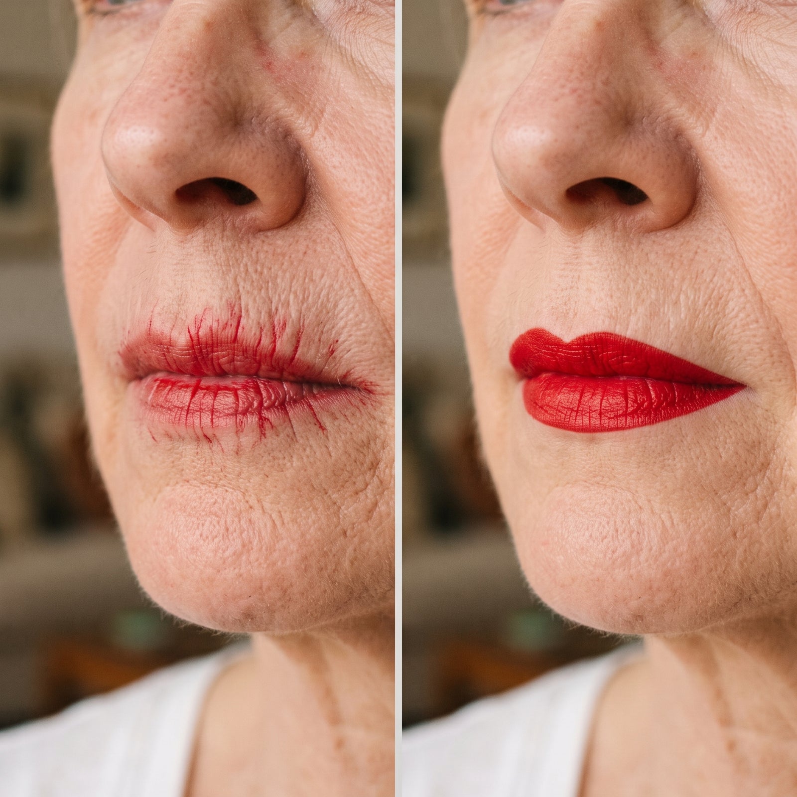 20 Years of Lip Lines Gone In 3 Minutes !